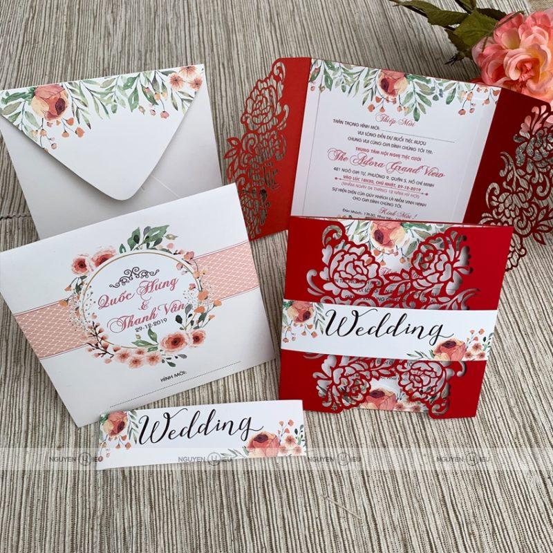 Thiệp cưới Hiếu Nguyễn - Thiệp Cưới Laser - Hòa Nhịp Nghệ Thuật và Tình Cảm Trong Ngày Hạnh Phúc 1557720364 DQ2036DONHUNG